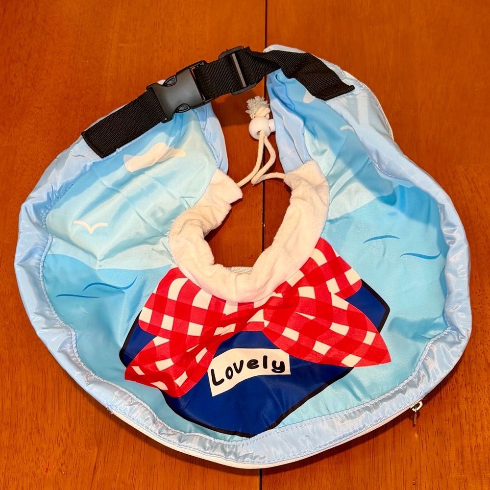 NWOT Woot Inflatable Waterproof Dog Cone Collar Donut for Recovery